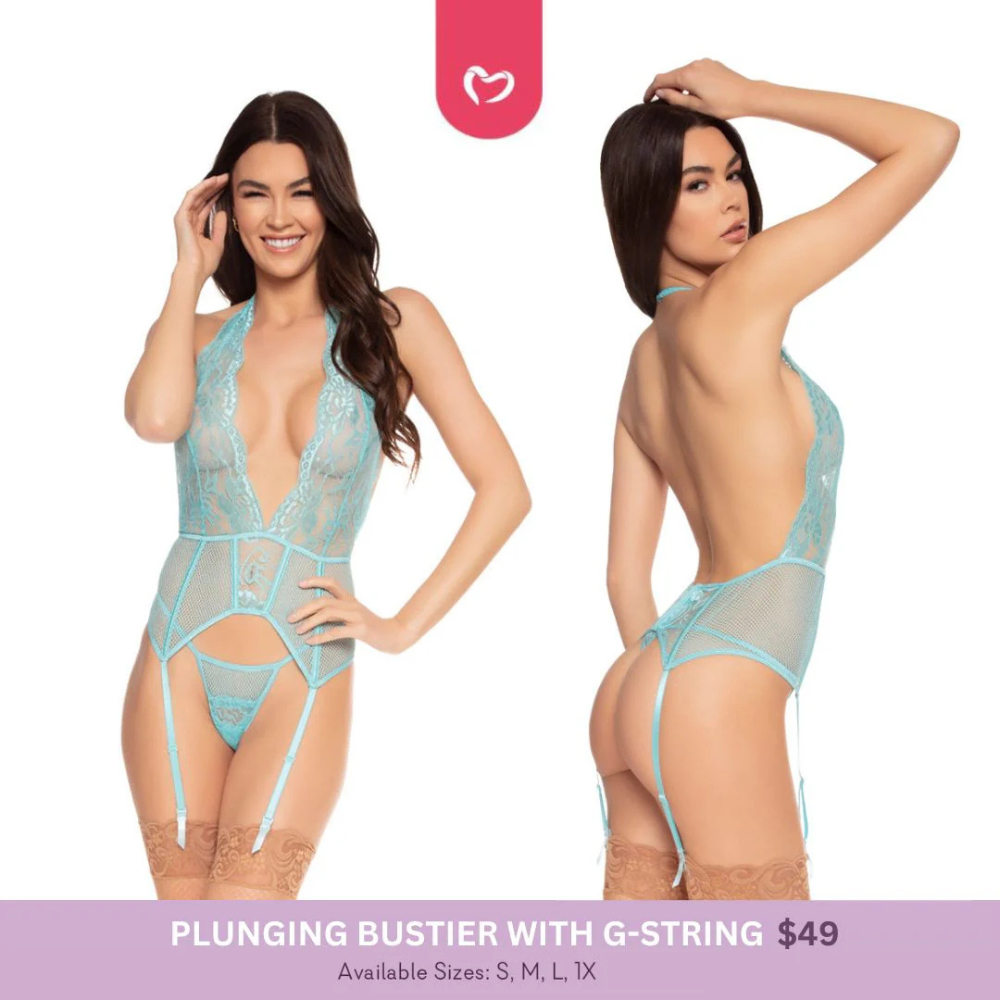 Plunging Bustier set