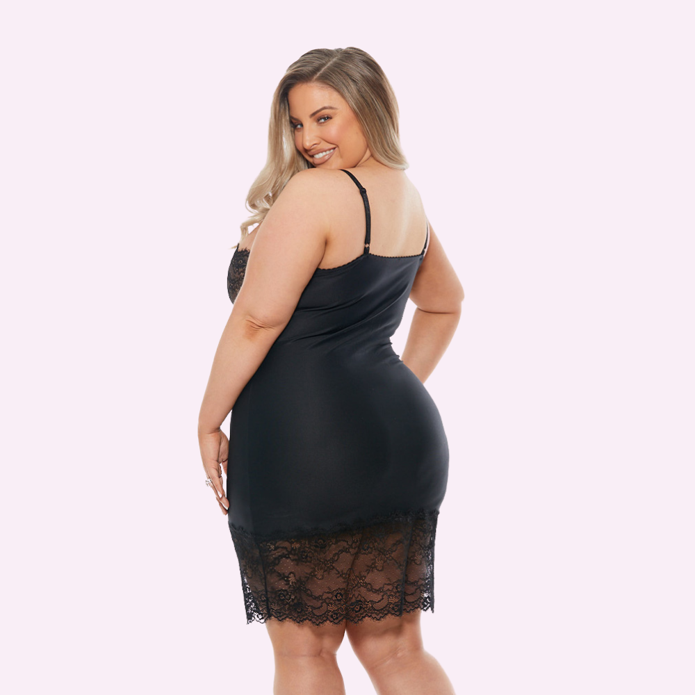 Sculpting Lace Slip