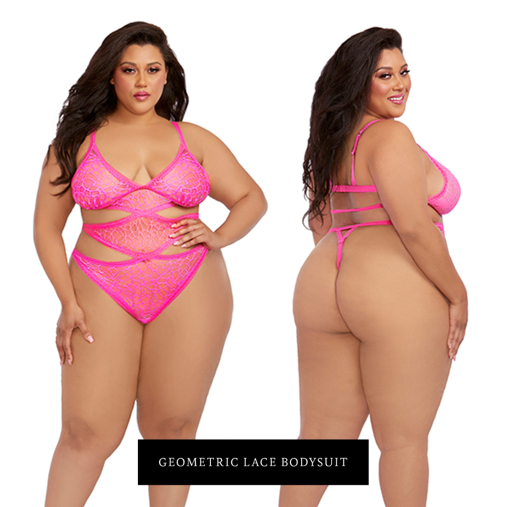 Geometric Cutout Teddy